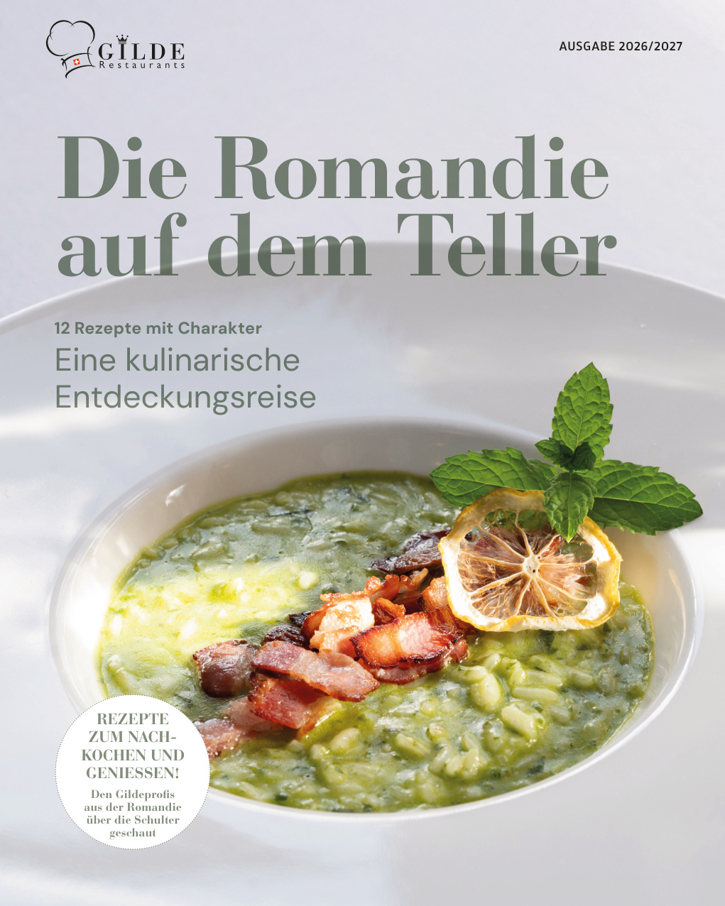 Deckblatt Rezeptheft Gilde Magazin 2026