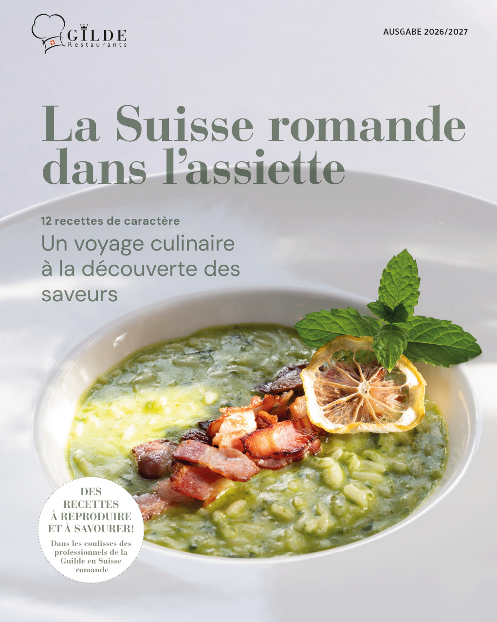 Couverture du cahier de recettes Gilde 2026